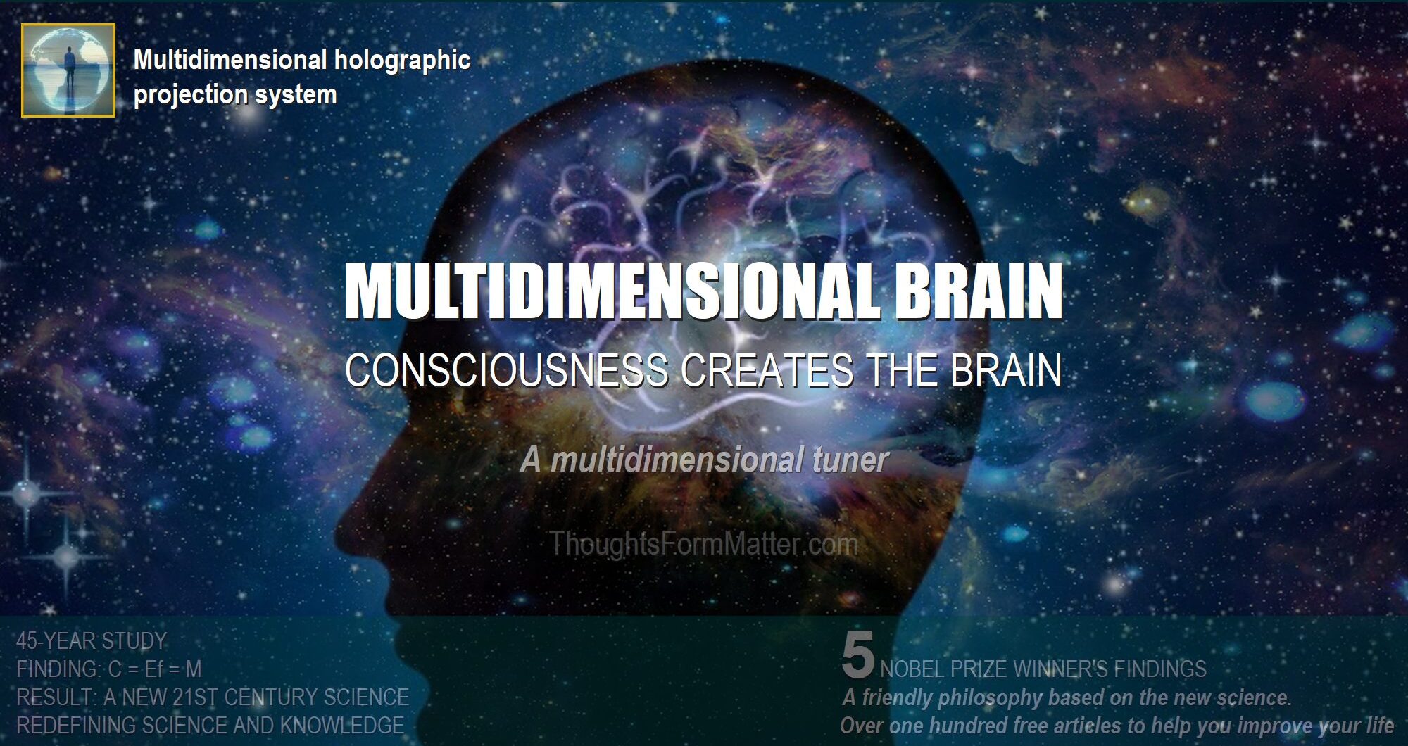 Neuroscientists Discover Brain is a Multidimensional Receiver: Does Brain Produce Consciousness science